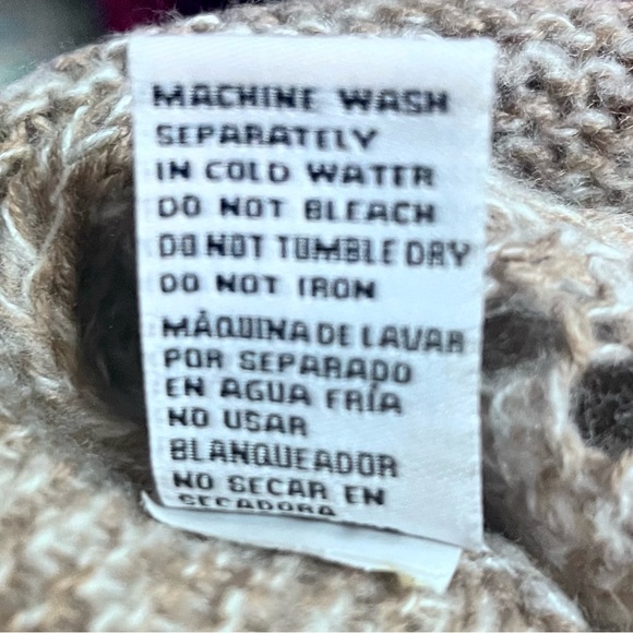 Carol Rose Beige Cardigan with Cascading Front ;Size Small NWT! - Picture 11 of 13